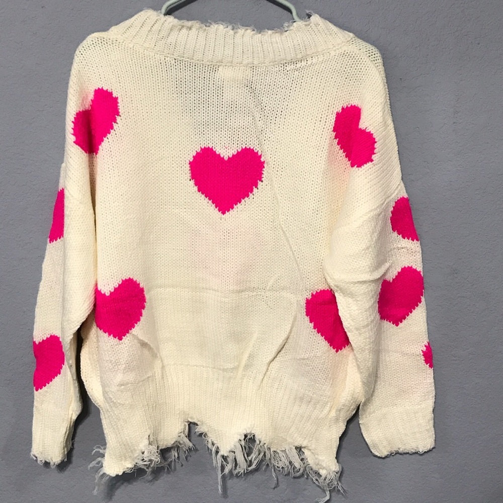 Super Cute Distressed Sweater - Picture 2 of 5